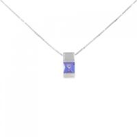 K18WG タンザナイト ネックレス 0.57CT