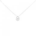 K18WG ダイヤモンド ネックレス 0.10CT