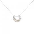 K18WG ダイヤモンド ネックレス 0.20CT