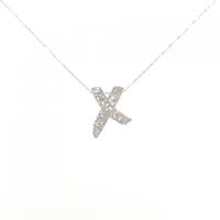 K18WG ダイヤモンド ネックレス 0.30CT