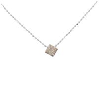 K18WG ダイヤモンド ネックレス 0.33CT