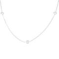 K18WG ダイヤモンド ネックレス 1.60CT