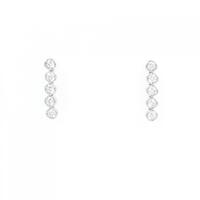 K18WG ダイヤモンド ピアス 0.20CT