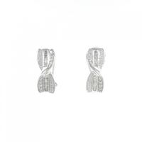 K18WG ダイヤモンド ピアス 0.40CT