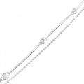 K18WG ダイヤモンド ブレスレット 0.08CT