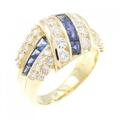 K18YG サファイヤ リング 1.06CT