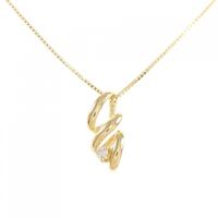 K18YG ダイヤモンド ネックレス 0.05CT