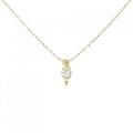 K18YG ダイヤモンド ネックレス 0.18CT