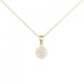K18YG ダイヤモンド ネックレス 0.32CT