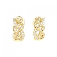 K18YG ダイヤモンド ピアス 0.10CT