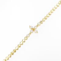 K18YG ダイヤモンド ブレスレット 0.25CT