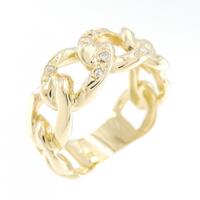 K18YG ダイヤモンド リング 0.04CT