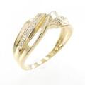 K18YG ダイヤモンド リング 0.11CT