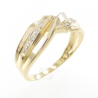 K18YG ダイヤモンド リング 0.11CT