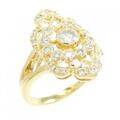 K18YG ダイヤモンド リング 0.22CT