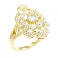 K18YG ダイヤモンド リング 0.22CT