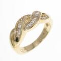 K18YG ダイヤモンド リング 0.28CT