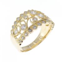 K18YG ダイヤモンド リング 0.60CT
