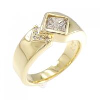 K18YG ダイヤモンド リング 0.732CT
