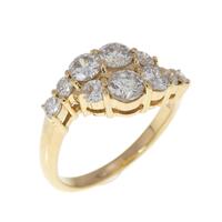 K18YG ダイヤモンド リング 1.00CT