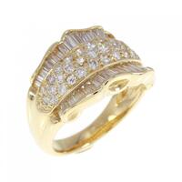 K18YG ダイヤモンド リング 1.52CT
