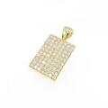 K18YG パヴェ ダイヤモンド ペンダント 1.00CT