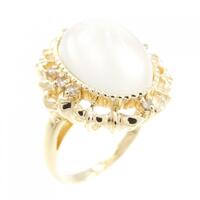 K18YG ムーンストーン リング