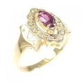 K18YG ルビー リング