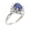 PT サファイヤ リング 0.83CT