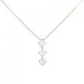 PT スリーストーン ダイヤモンド ネックレス 0.50CT