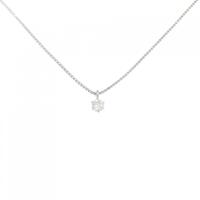 PT ソリティア ダイヤモンド ネックレス 0.10CT