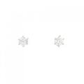 PT ソリティア ダイヤモンド ピアス 0.33CT