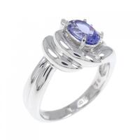 PT タンザナイト リング 0.70CT