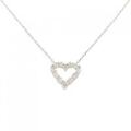 PT ハート ダイヤモンド ネックレス 0.20CT