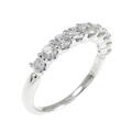 PT ハーフエタニティ ダイヤモンド リング 0.70CT