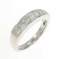 PT ハーフエタニティ ダイヤモンド リング 1.00CT