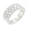 PT パヴェ ハーフエタニティ ダイヤモンド リング 2.00CT