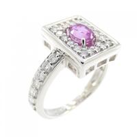 PT ピンクサファイヤ リング 0.70CT