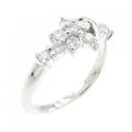 PT フラワー ダイヤモンド リング 0.30CT