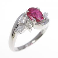 PT ルビー リング 0.51CT