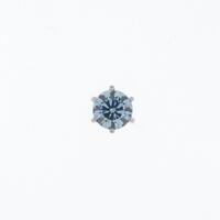 【リメイク】PT ソリティア ダイヤモンド ピアス 0.509CT 片耳