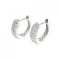 【新品】K18WG ダイヤモンド ピアス 0.50CT