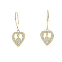【新品】K18YG ダイヤモンド ピアス 0.210CT 0.206CT H SI1 GOOD
