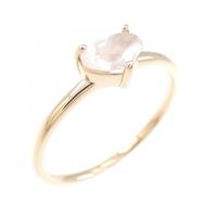 エテ ハート ローズクオーツリング