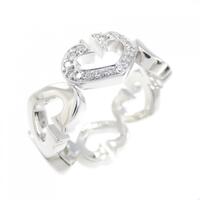 カルティエ Cハート 1P リング