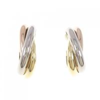 カルティエ トリニティオーバル ピアス