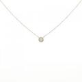 シエナ ロゼ ダイヤモンド ネックレス 0.07CT