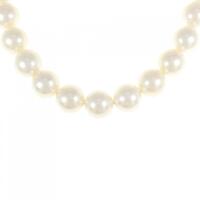 シルバークラスプ アコヤパール ネックレス 9?9.5mm