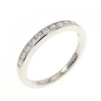 ティファニー ハーフサークル チャネルセッティング リング