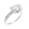 ティファニー リボン リング 0.41CT F VVS1 EXT